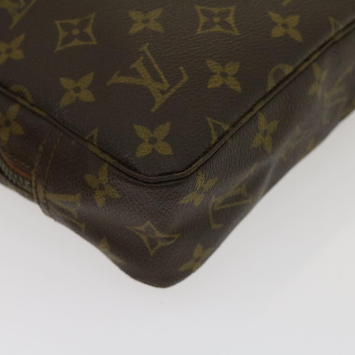 LOUIS VUITTON Monogram Trousse Toilette 23 Clutch Bag M47524 LV lt508