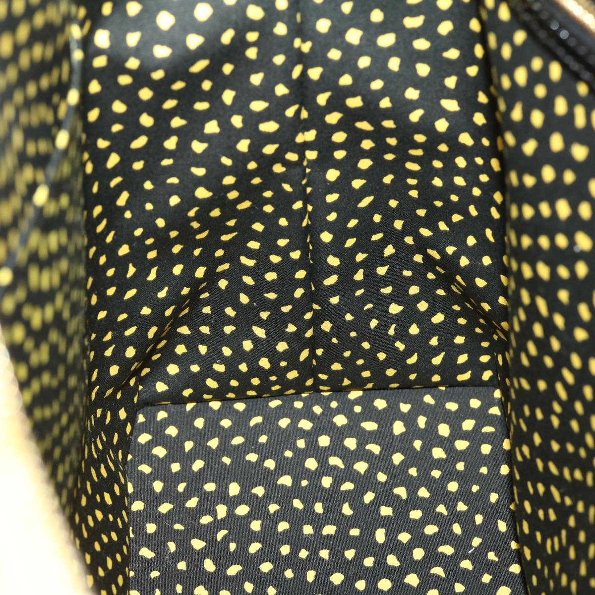 LOUIS VUITTON Vernis Dot Infinity Lockit MM Hand Bag Yellow M91398 67492SA
