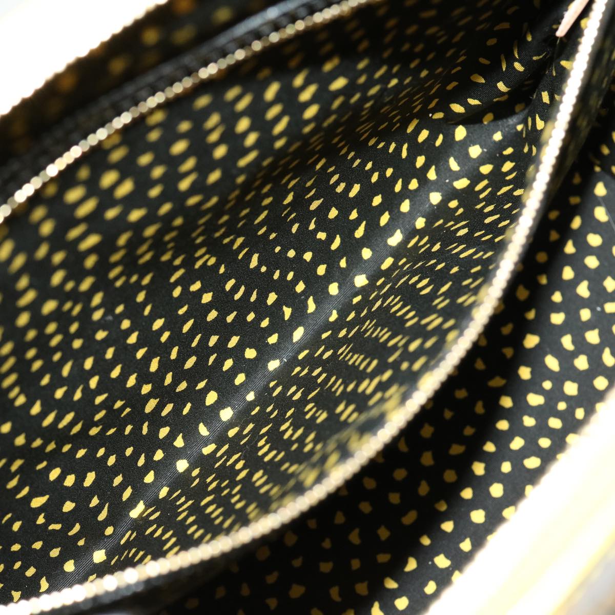 LOUIS VUITTON Vernis Dot Infinity Lockit MM Hand Bag Yellow M91398 67492SA
