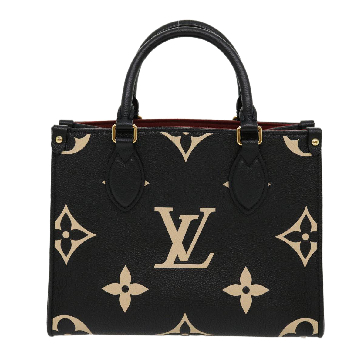 LOUIS VUITTON Monogram Empreinte On the Go PM Hand Bag 2way M45659 67493A