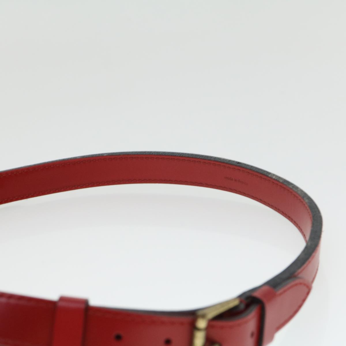 LOUIS VUITTON Epi Petit Noe Shoulder Bag Red M44107 LV lt601