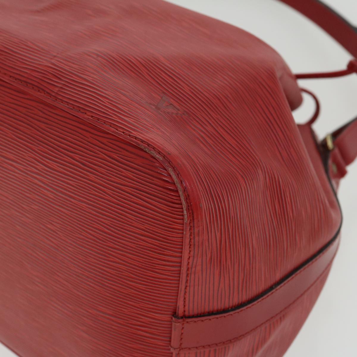 LOUIS VUITTON Epi Petit Noe Shoulder Bag Red M44107 LV lt601