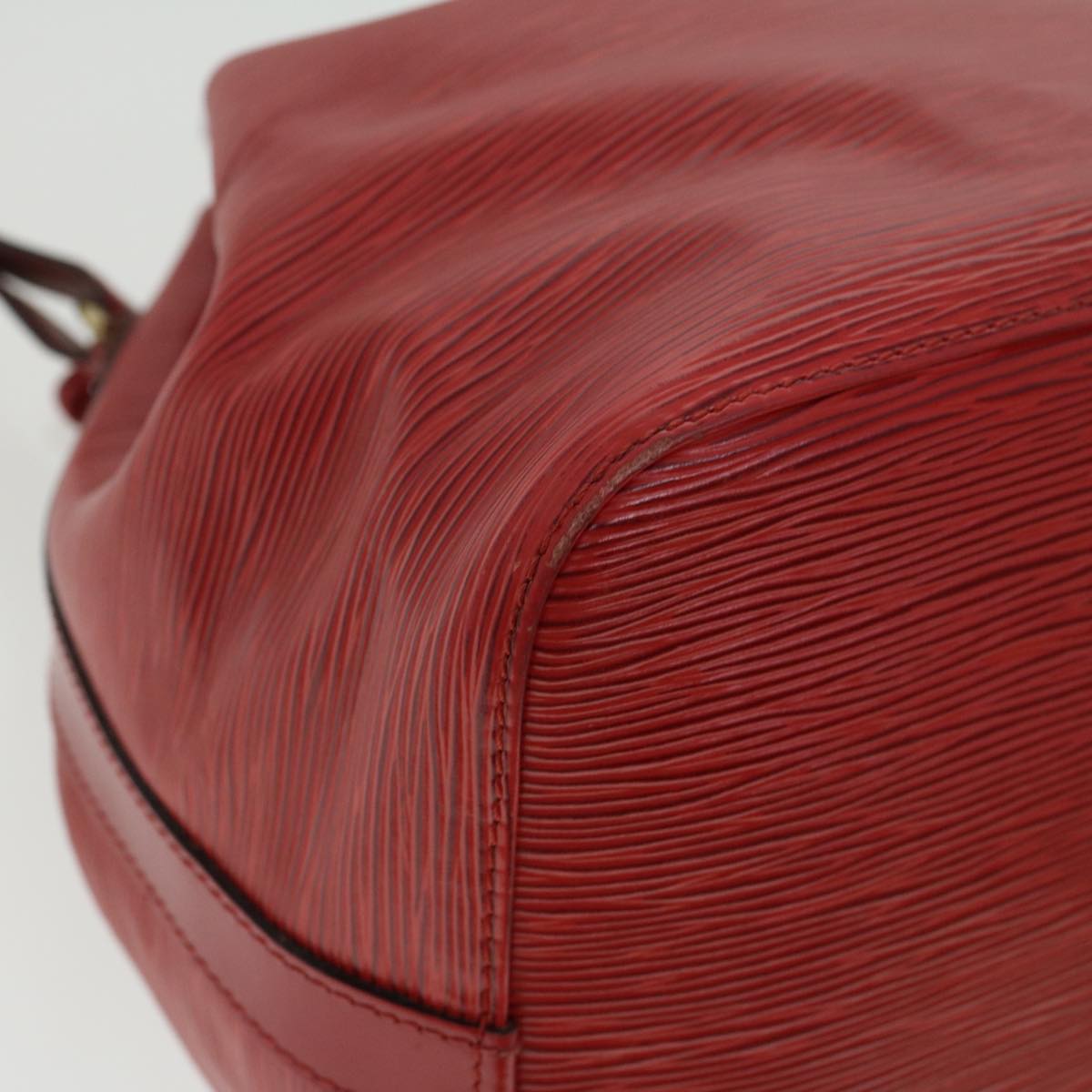 LOUIS VUITTON Epi Petit Noe Shoulder Bag Red M44107 LV lt601