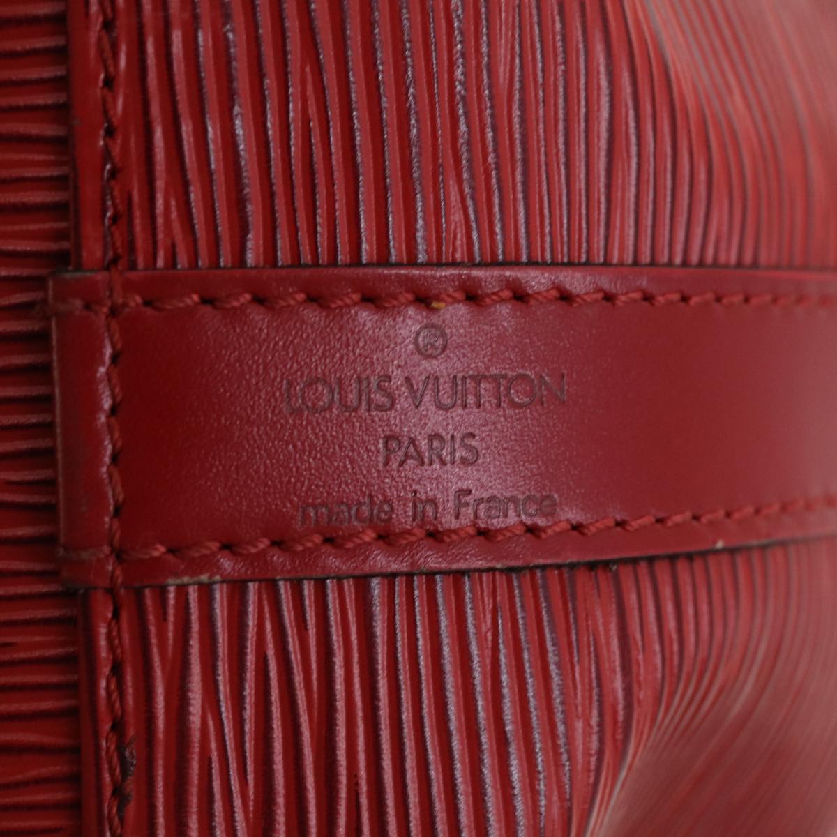 LOUIS VUITTON Epi Petit Noe Shoulder Bag Red M44107 LV lt601