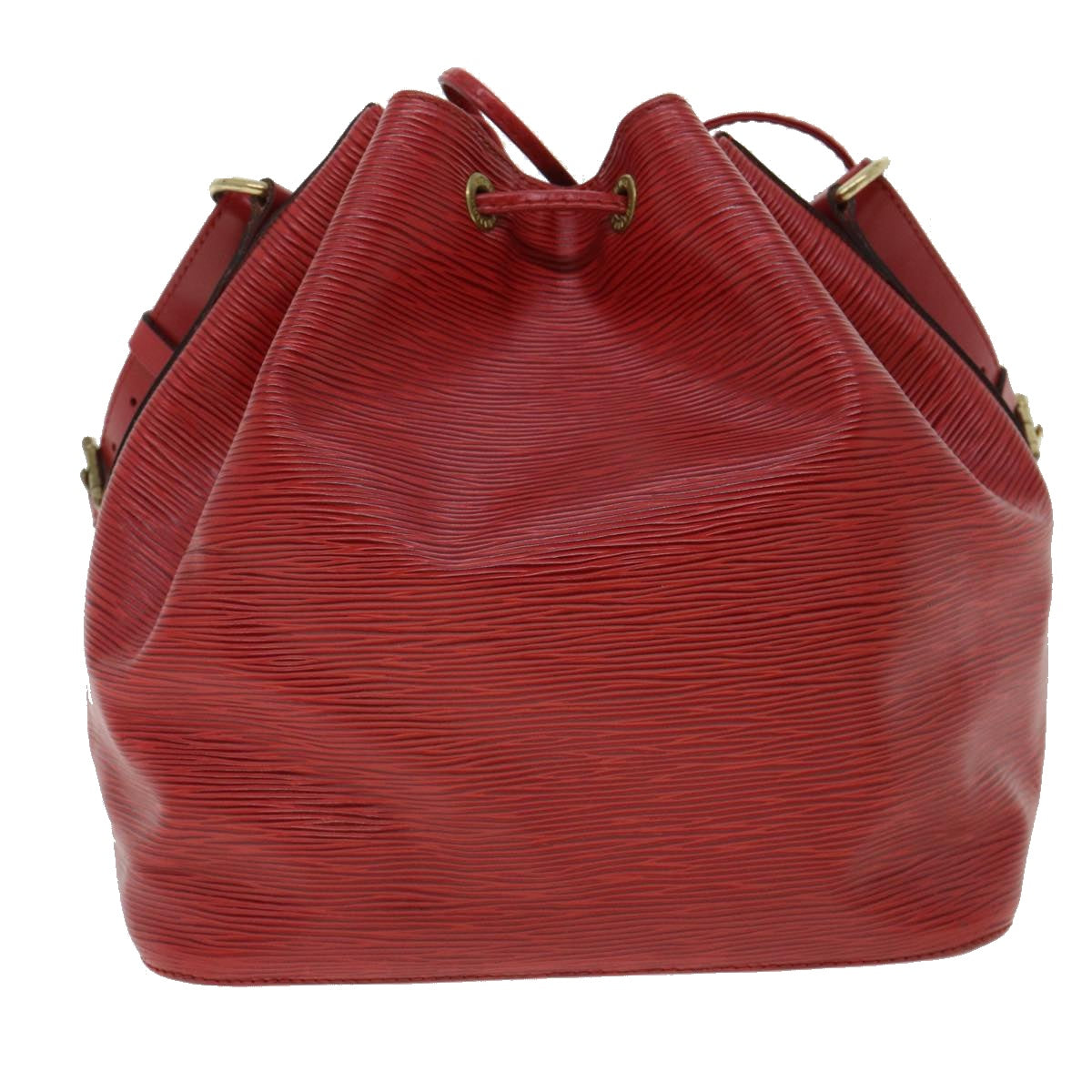 LOUIS VUITTON Epi Petit Noe Shoulder Bag Red M44107 LV lt601