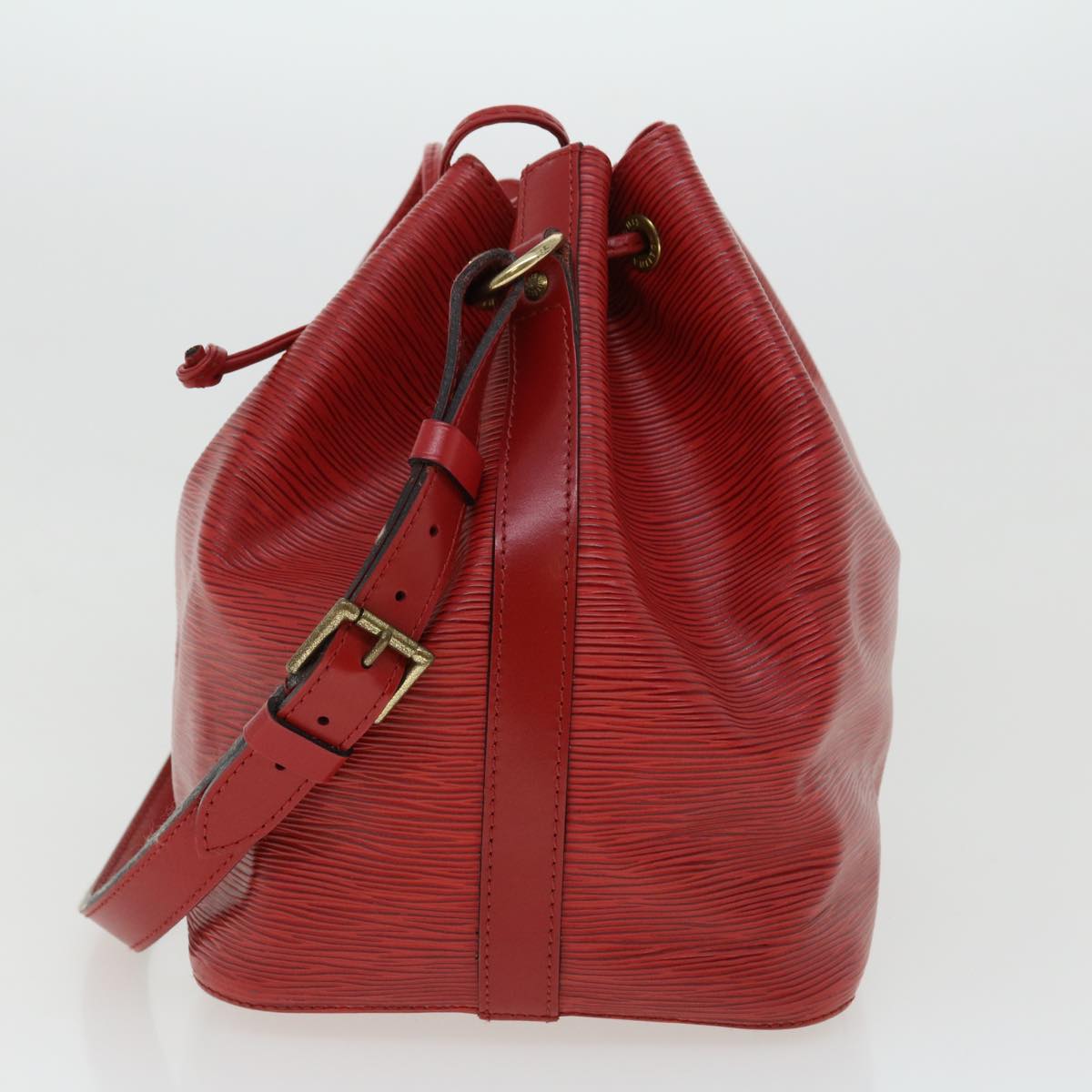 LOUIS VUITTON Epi Petit Noe Shoulder Bag Red M44107 LV lt601