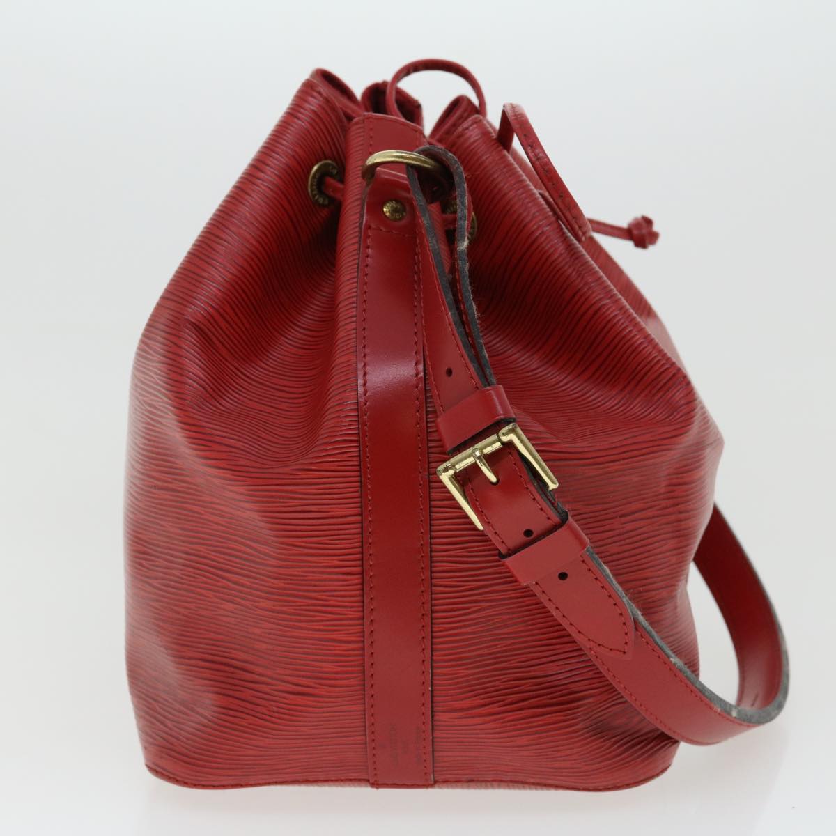 LOUIS VUITTON Epi Petit Noe Shoulder Bag Red M44107 LV lt601