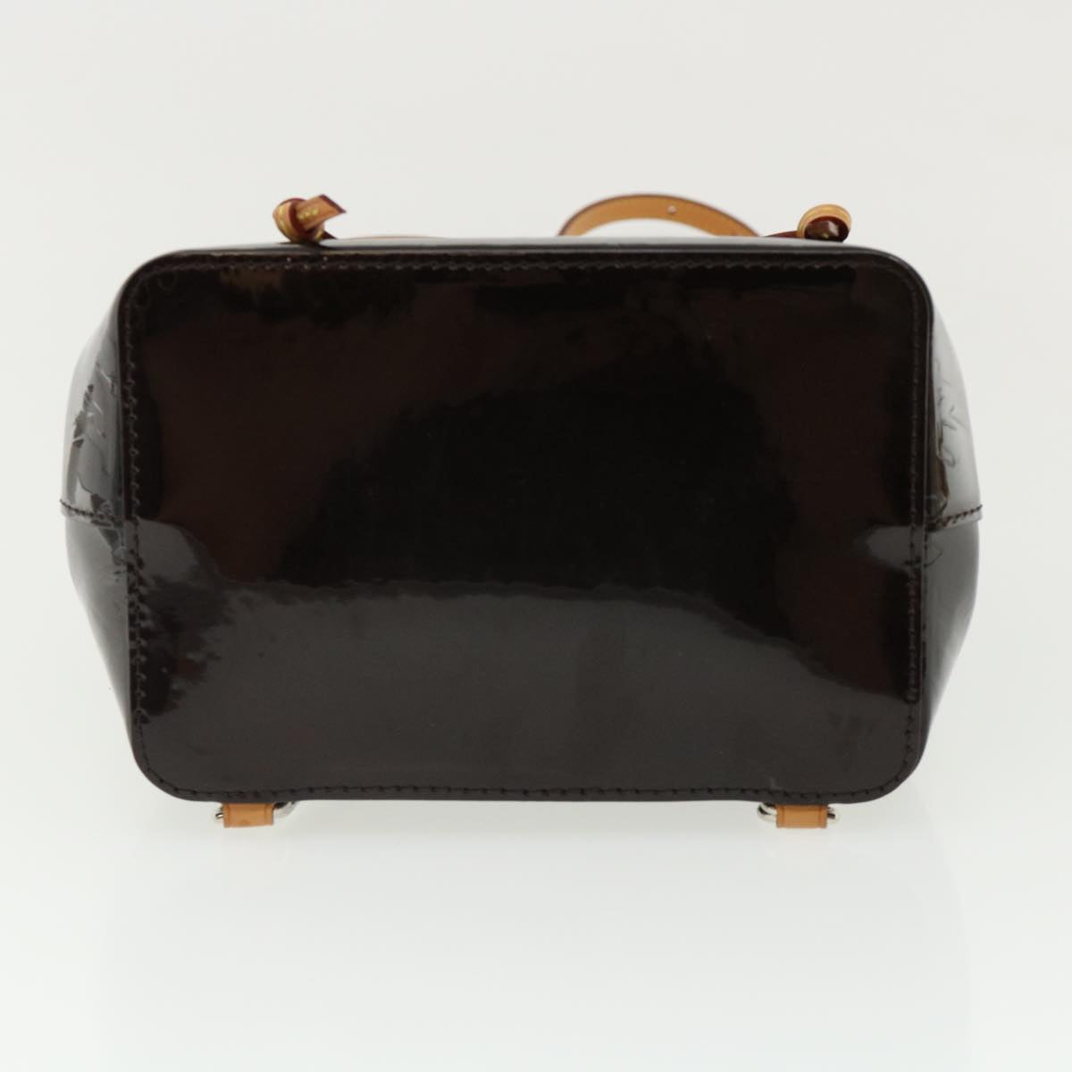 LOUIS VUITTON Monogram Vernis Hot spring Hand Bag Amarante M96053 LV 67495A