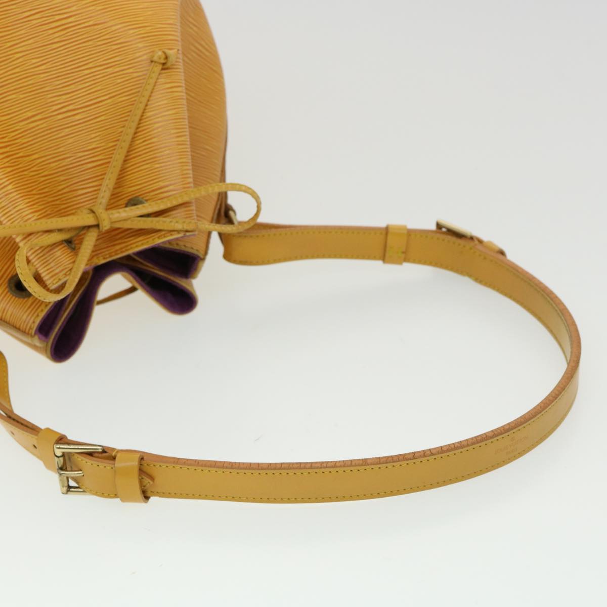 LOUIS VUITTON Epi Petit Noe Shoulder Bag Tassili Yellow M44109 LV lt649
