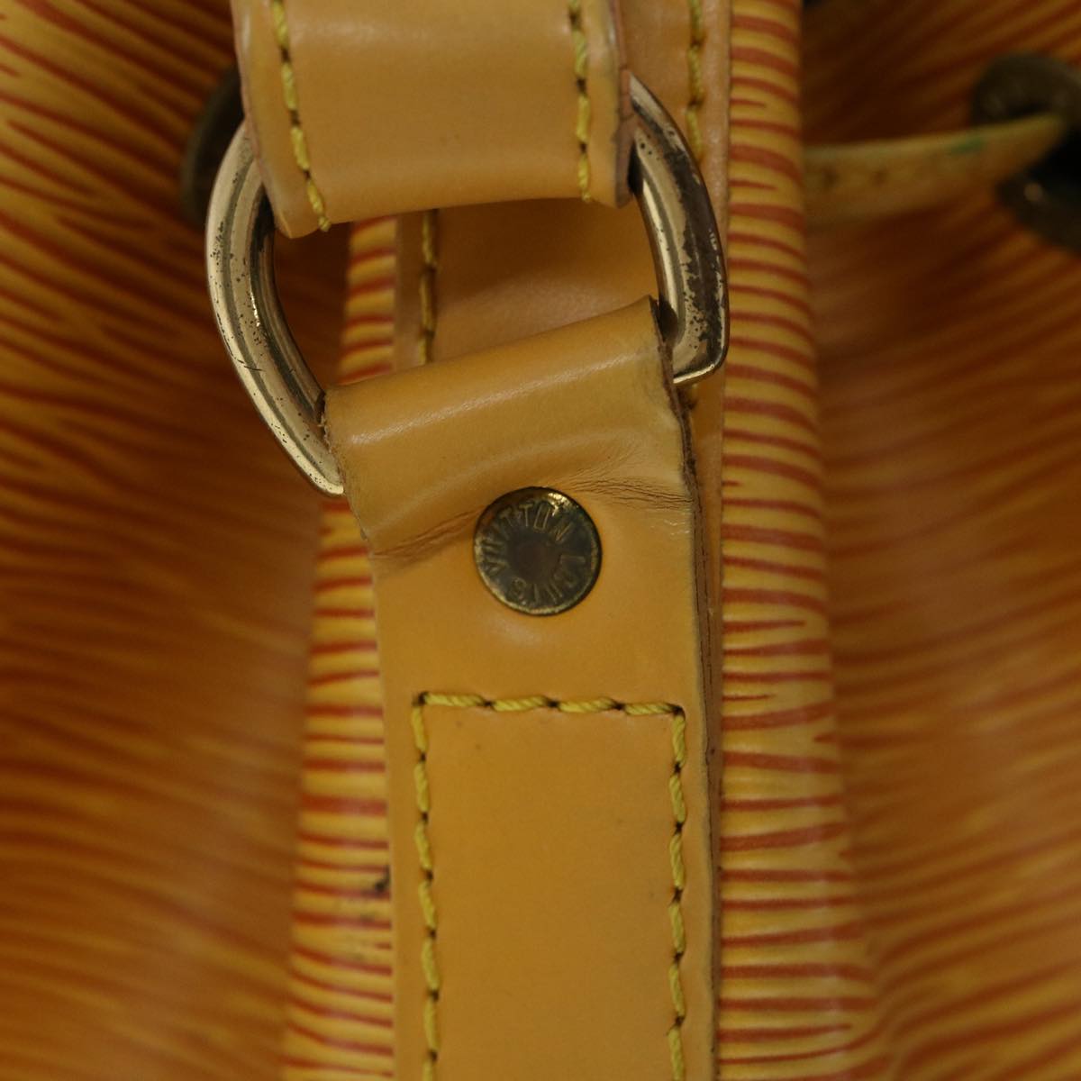 LOUIS VUITTON Epi Petit Noe Shoulder Bag Tassili Yellow M44109 LV lt649