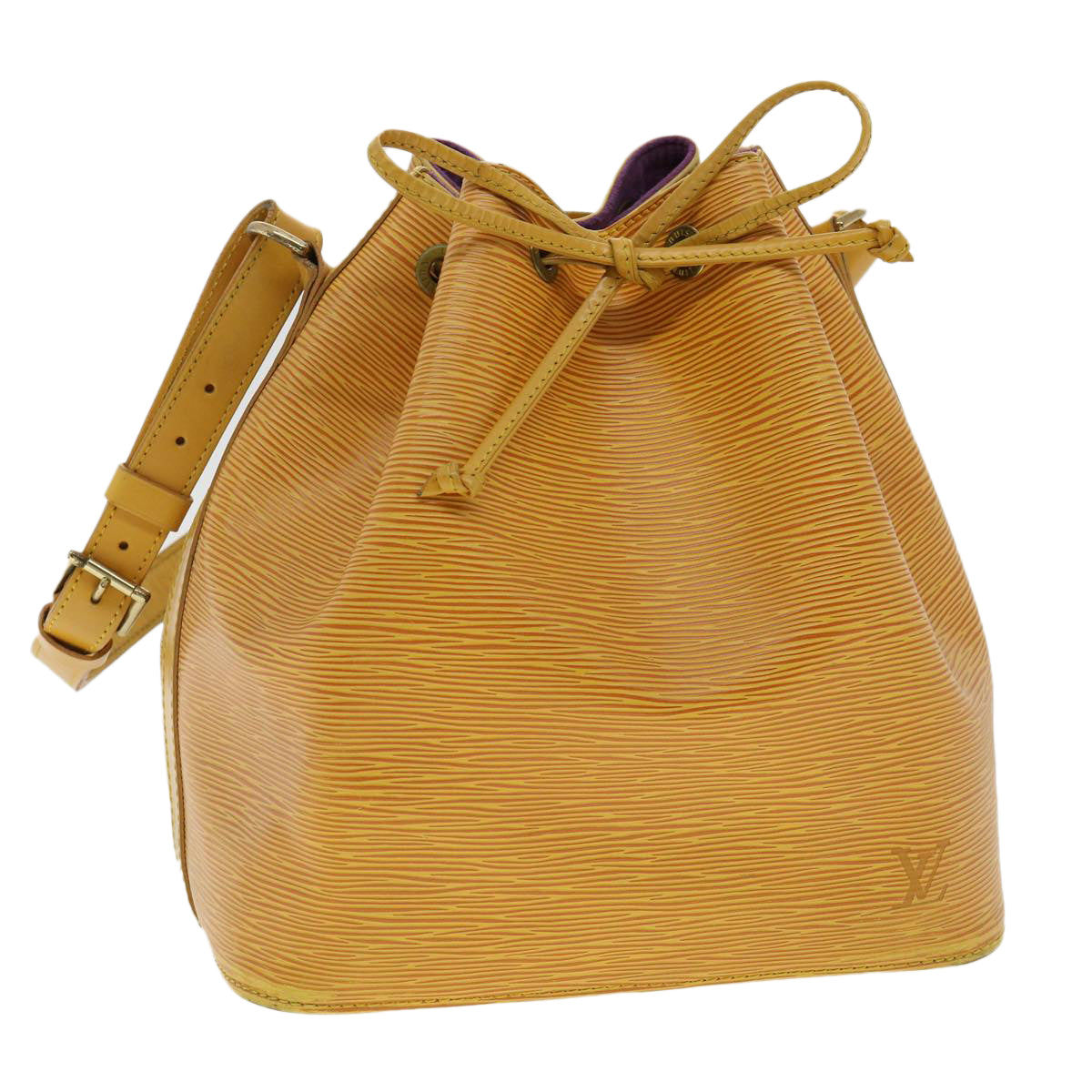 LOUIS VUITTON Epi Petit Noe Shoulder Bag Tassili Yellow M44109 LV lt649