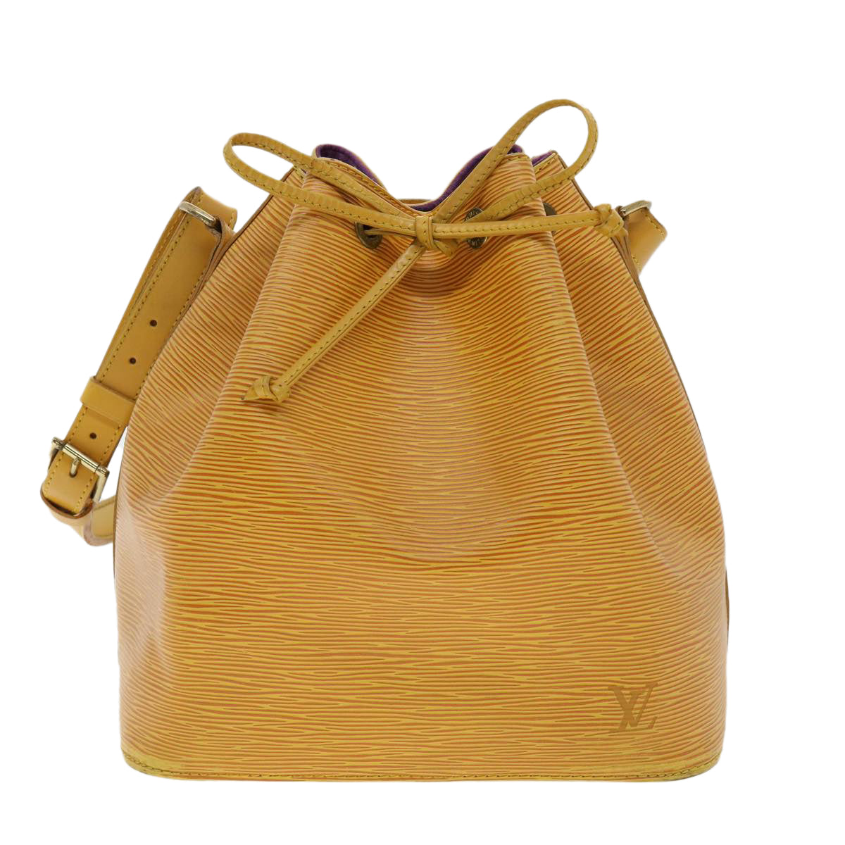 LOUIS VUITTON Epi Petit Noe Shoulder Bag Tassili Yellow M44109 LV lt649