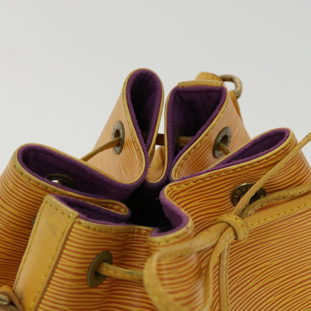 LOUIS VUITTON Epi Petit Noe Shoulder Bag Tassili Yellow M44109 LV lt649