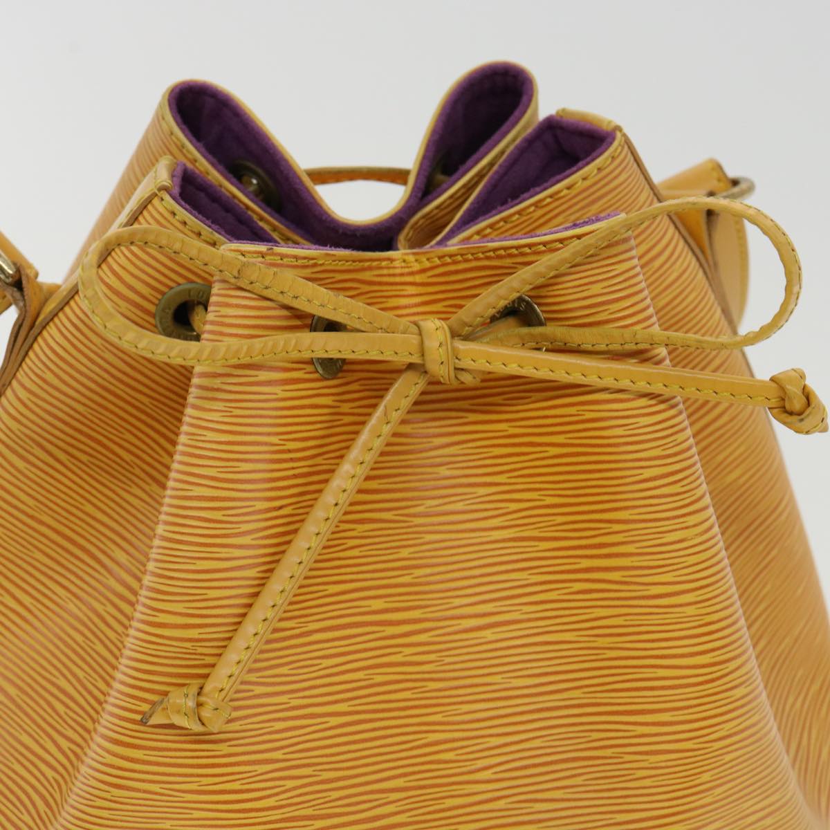 LOUIS VUITTON Epi Petit Noe Shoulder Bag Tassili Yellow M44109 LV lt649