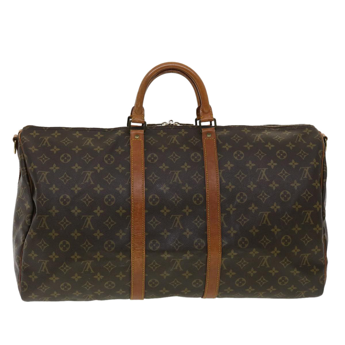 LOUIS VUITTON Monogram Keepall Bandouliere 55 Boston Bag M41414 LV lt677