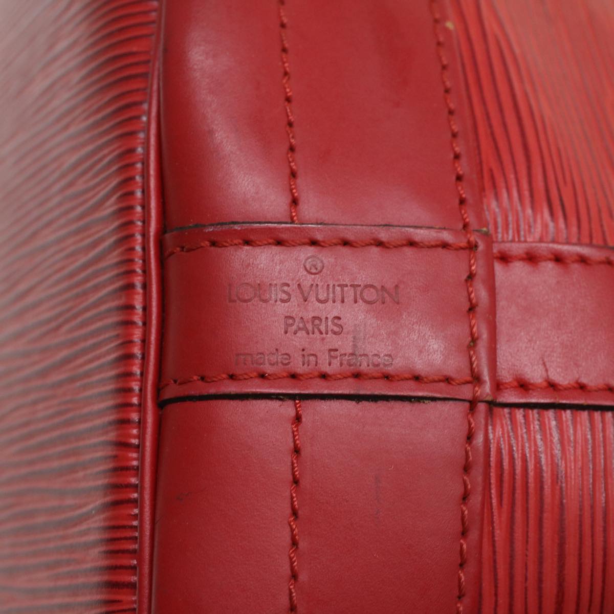 LOUIS VUITTON Epi Noe Shoulder Bag Red M44007 LV lt699
