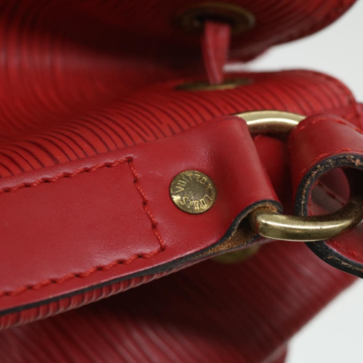 LOUIS VUITTON Epi Noe Shoulder Bag Red M44007 LV lt699