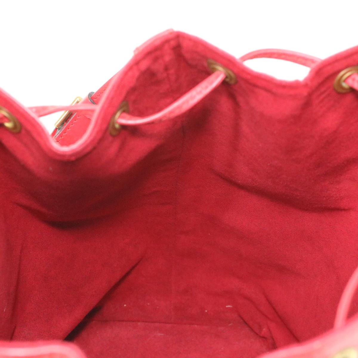 LOUIS VUITTON Epi Noe Shoulder Bag Red M44007 LV lt699