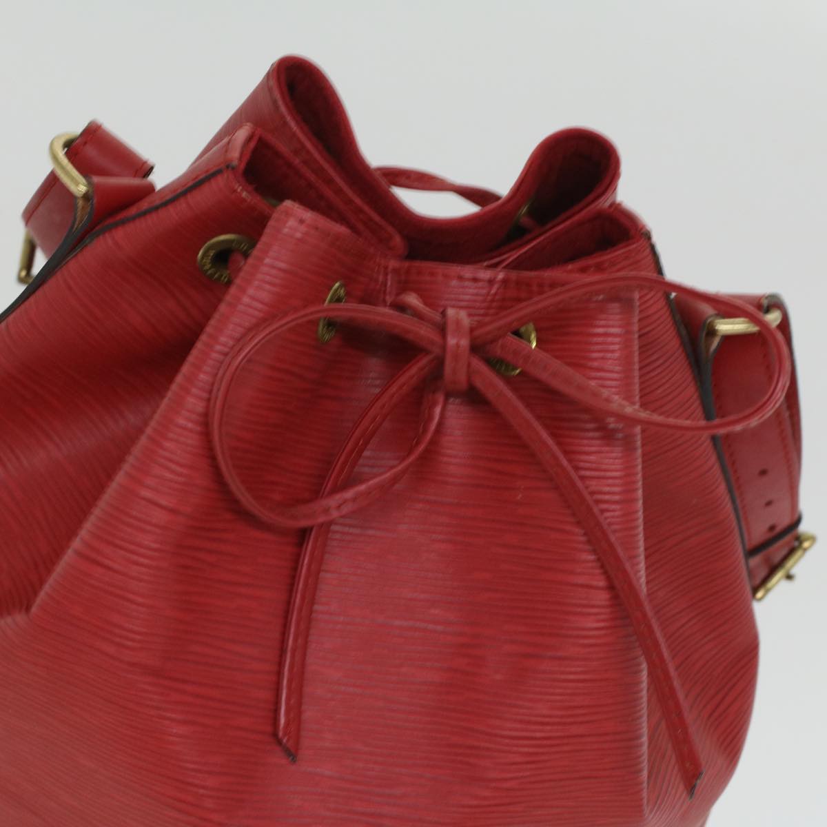 LOUIS VUITTON Epi Noe Shoulder Bag Red M44007 LV lt699