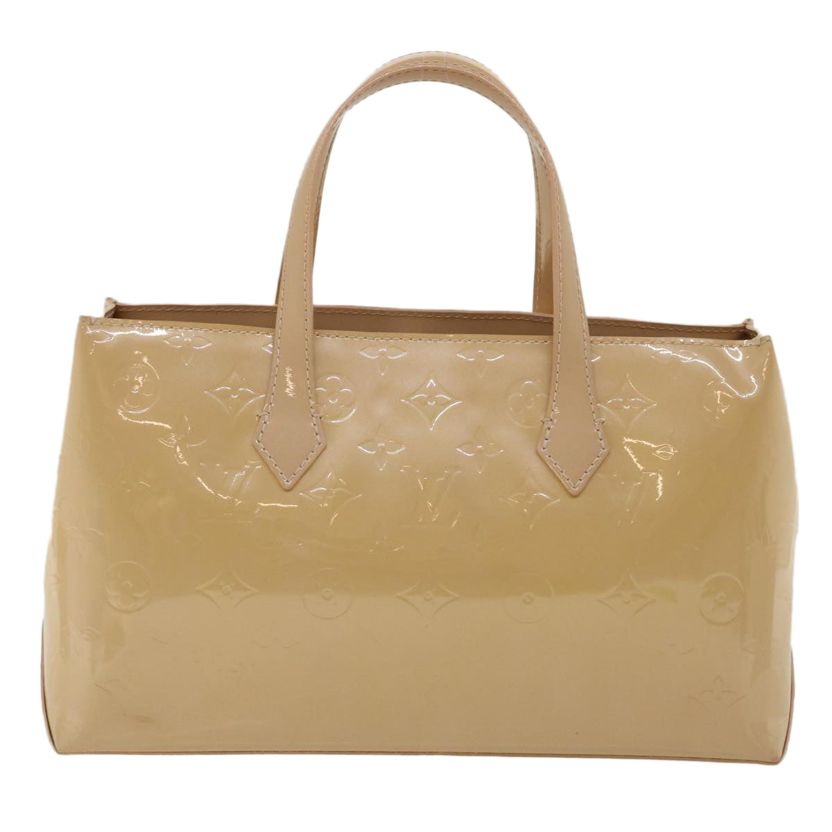 LOUIS VUITTON Vernis Wilshire PM Hand Bag Rose Florentin M91642 LV lt717