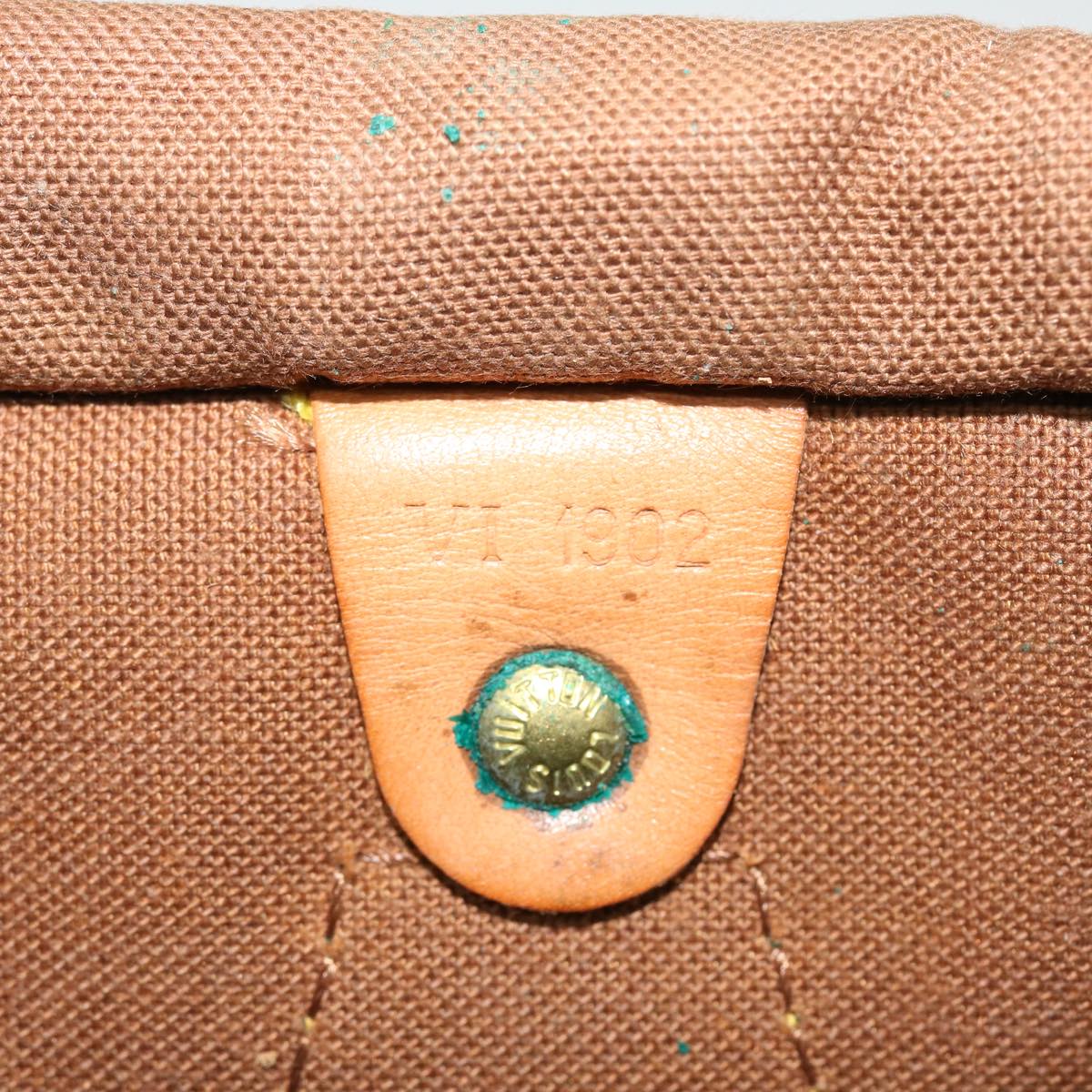 LOUIS VUITTON Monogram Speedy 30 Hand Bag M41526 LV lt735