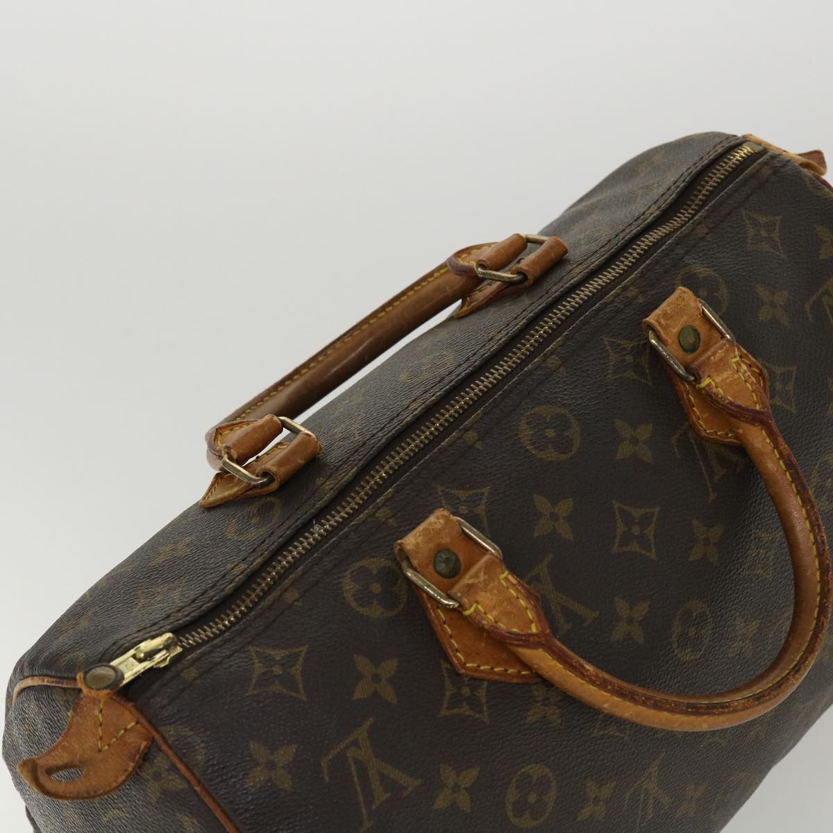 LOUIS VUITTON Monogram Speedy 30 Hand Bag M41526 LV lt735