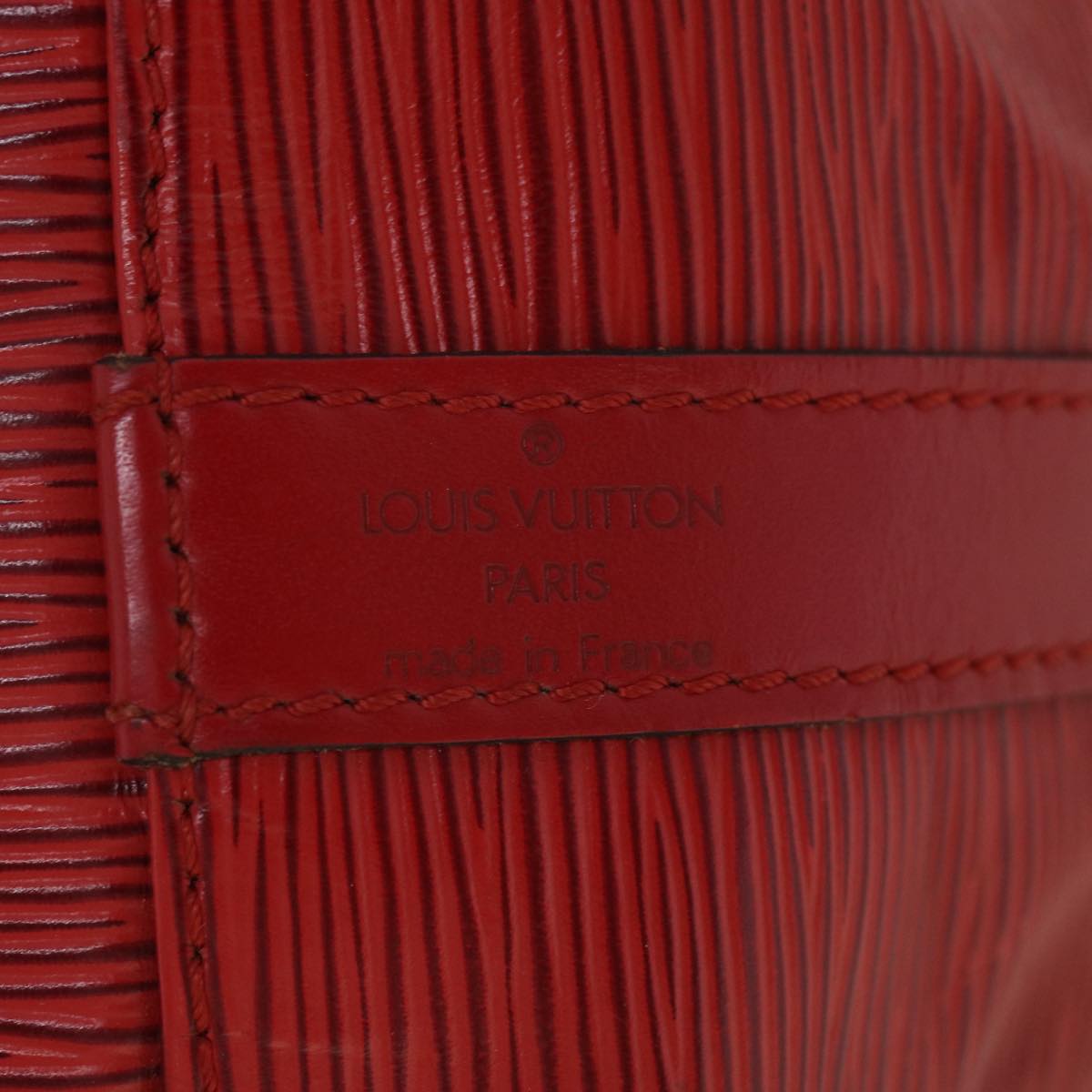 LOUIS VUITTON Epi Petit Noe Shoulder Bag Red M44107 LV lt736