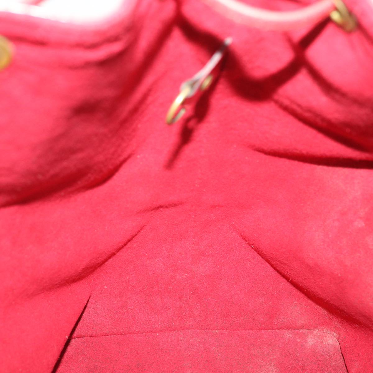 LOUIS VUITTON Epi Petit Noe Shoulder Bag Red M44107 LV lt736
