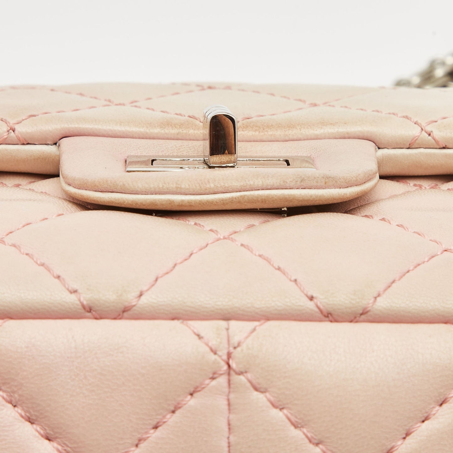 CHANEL Pink Ombre Quilted Leather Reissue 2.55 Classic 226 Flap Bag