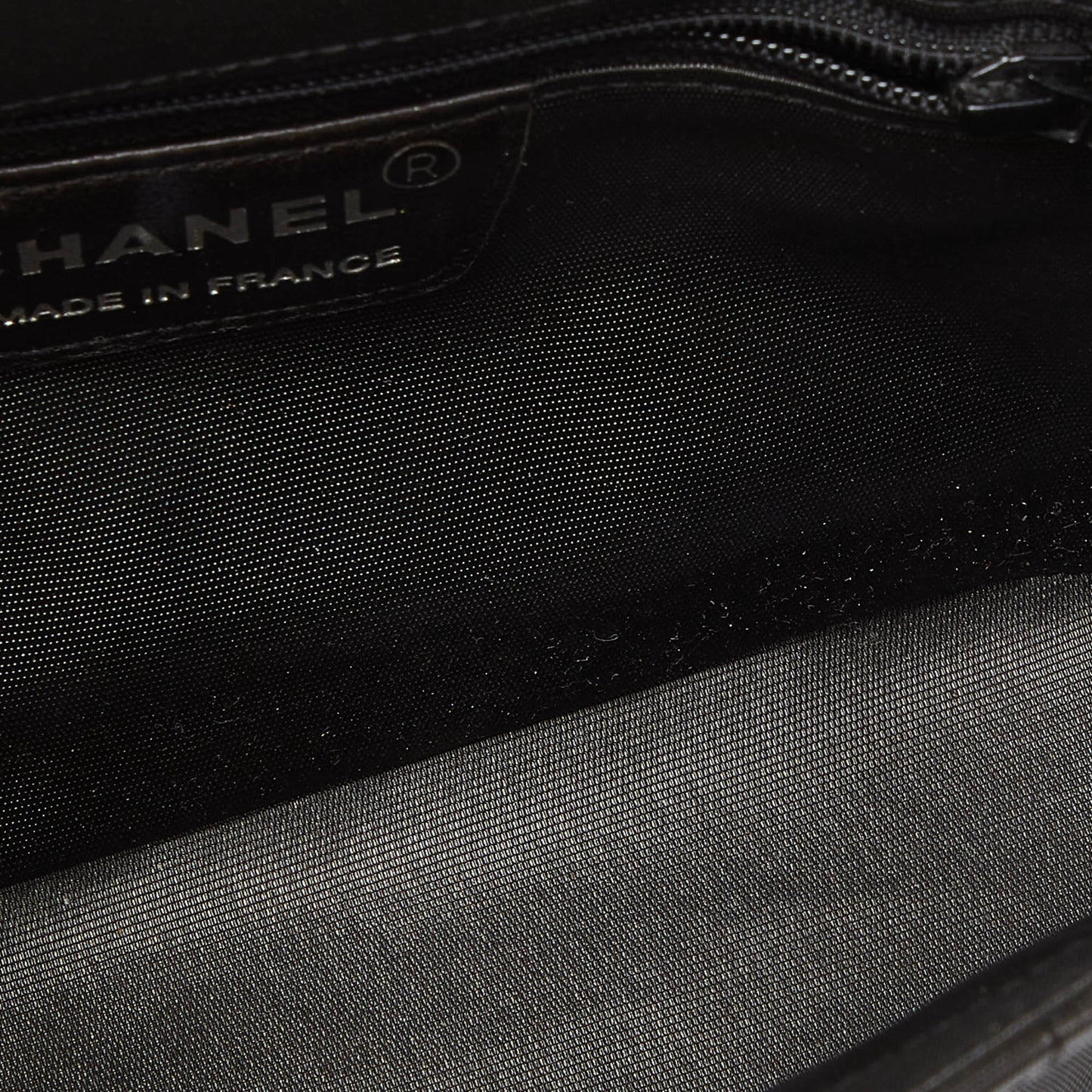 CHANEL Black Choco Bar Canvas Mini Vintage Bag