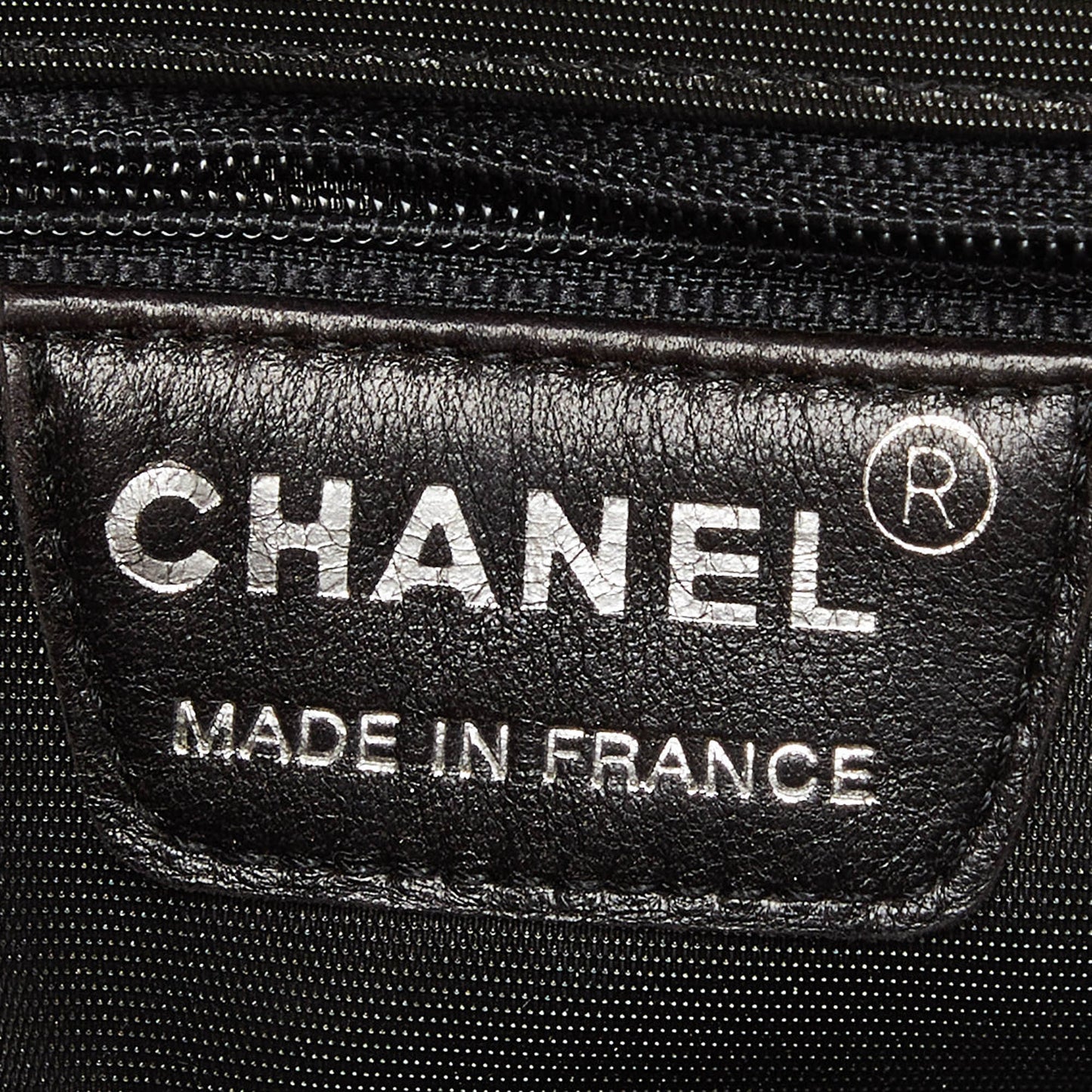 CHANEL Black Choco Bar Canvas Mini Vintage Bag