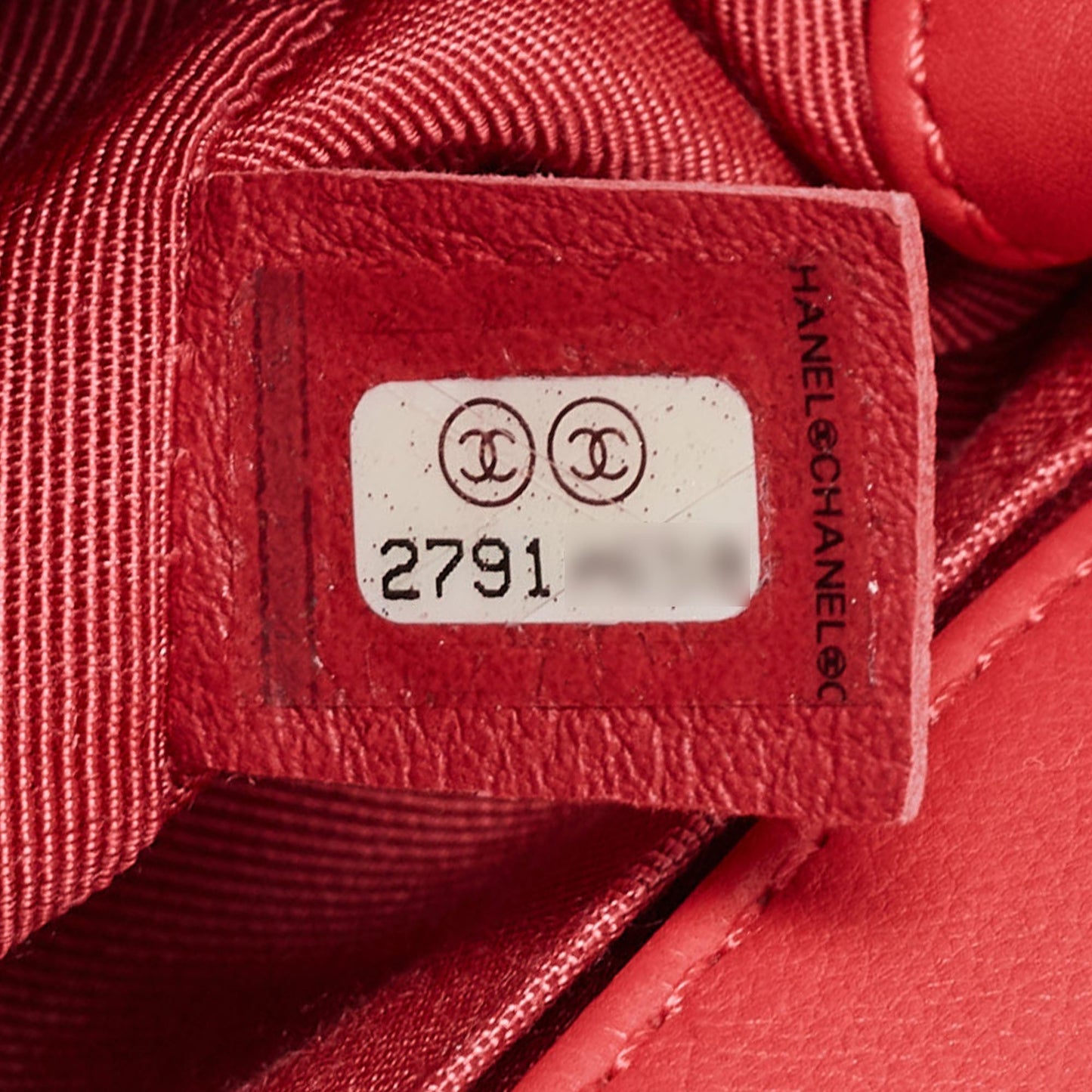 CHANEL Orange Quilted Leather Envelope Flap Waist Bag