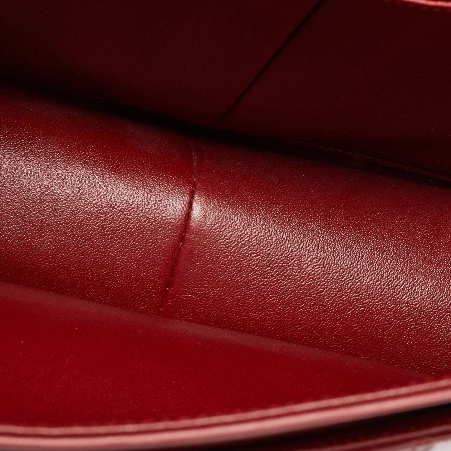 CHANEL Red Quilted Patent Leather Maxi Classic Double Flap Bag