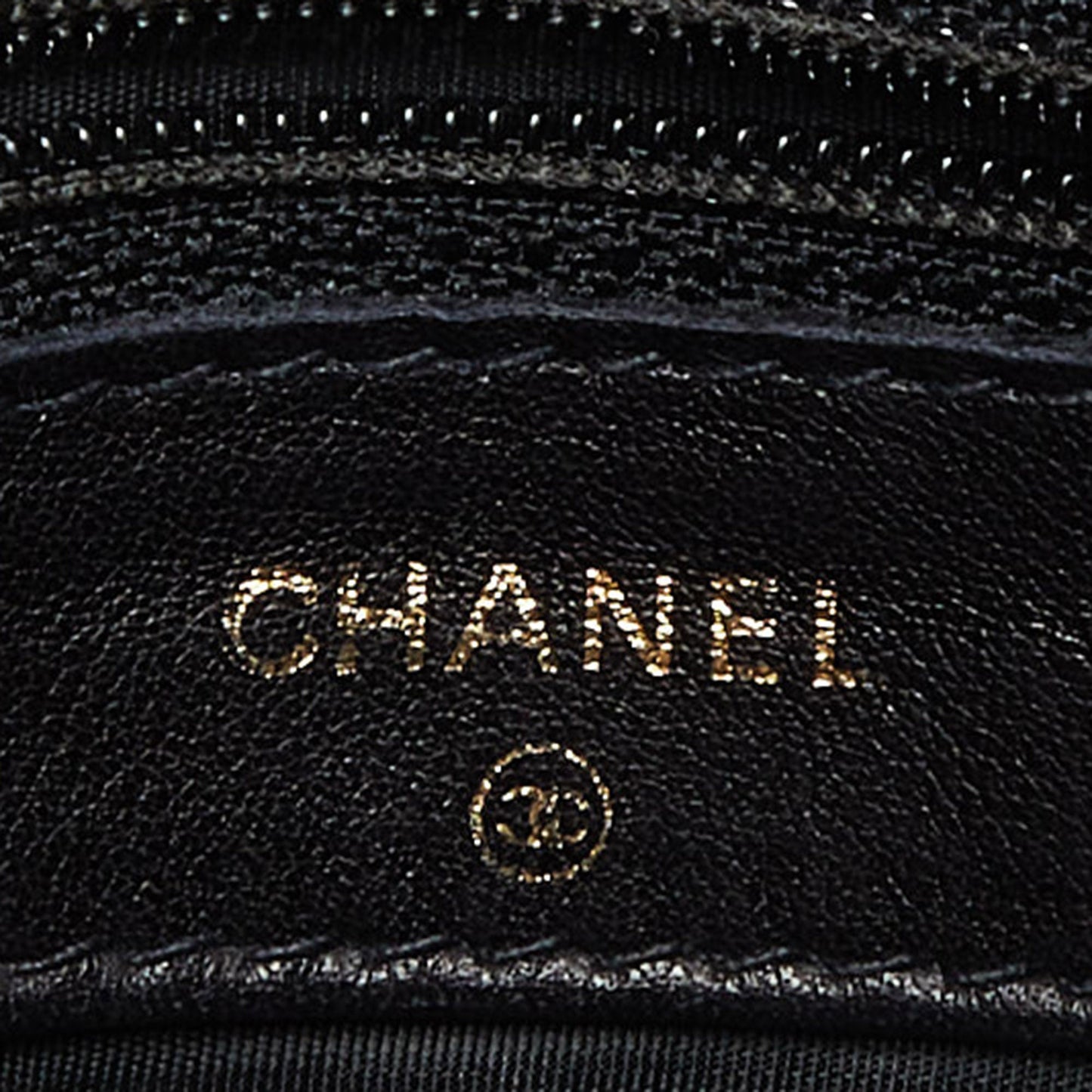 CHANEL Black Caviar Leather CC Timeless Continental Wallet