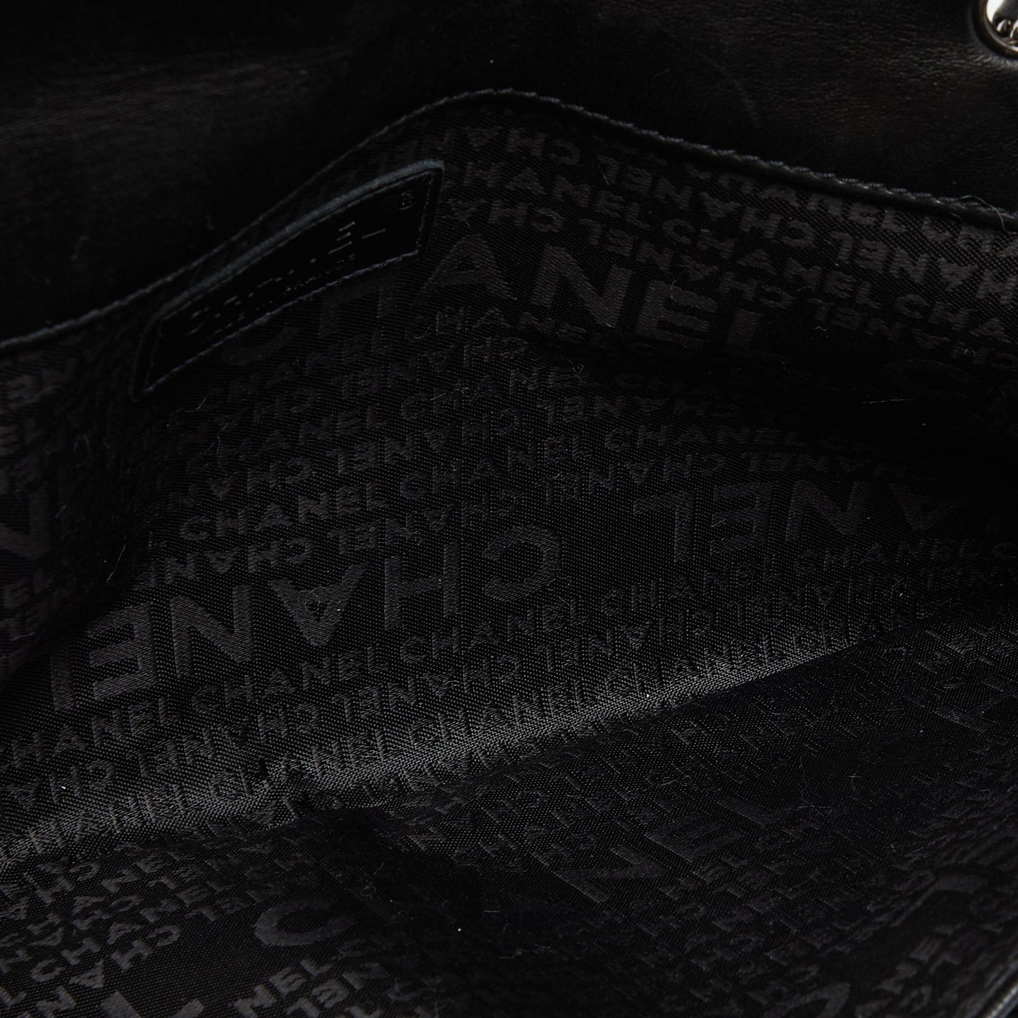 CHANEL Black Quilted Leather Reissue Flap Bag