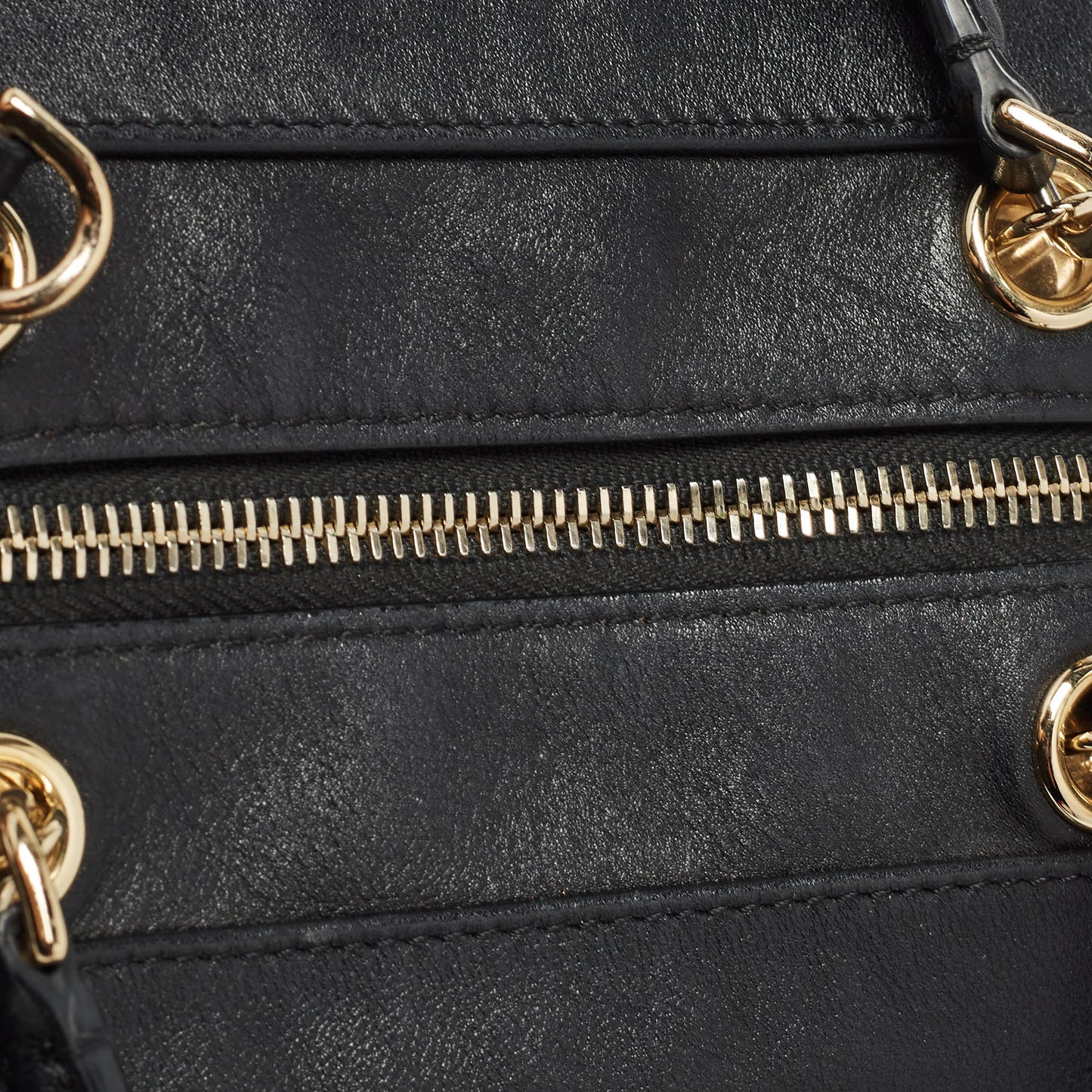 CHANEL Black Quilted Leather CC Vanity Case Bag