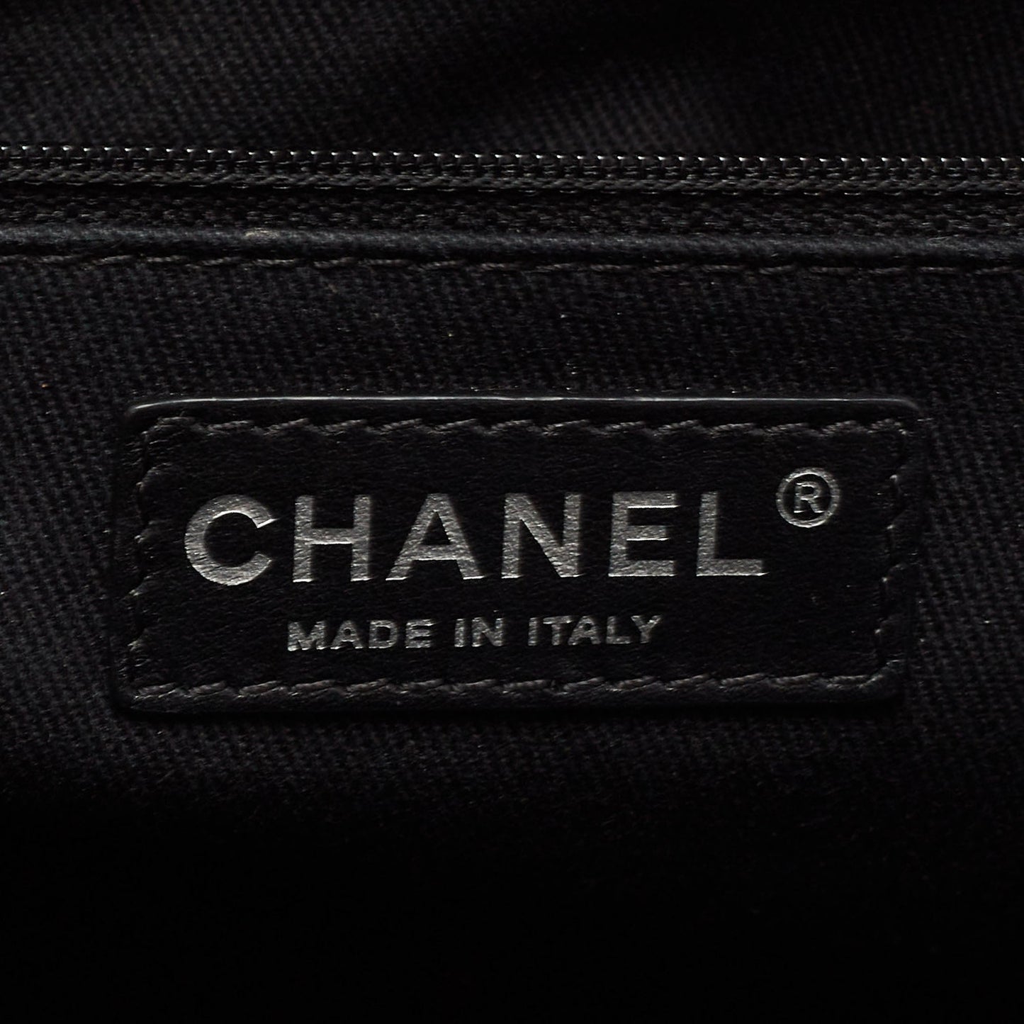 CHANEL Black Quilted Leather Easy Flap Bag