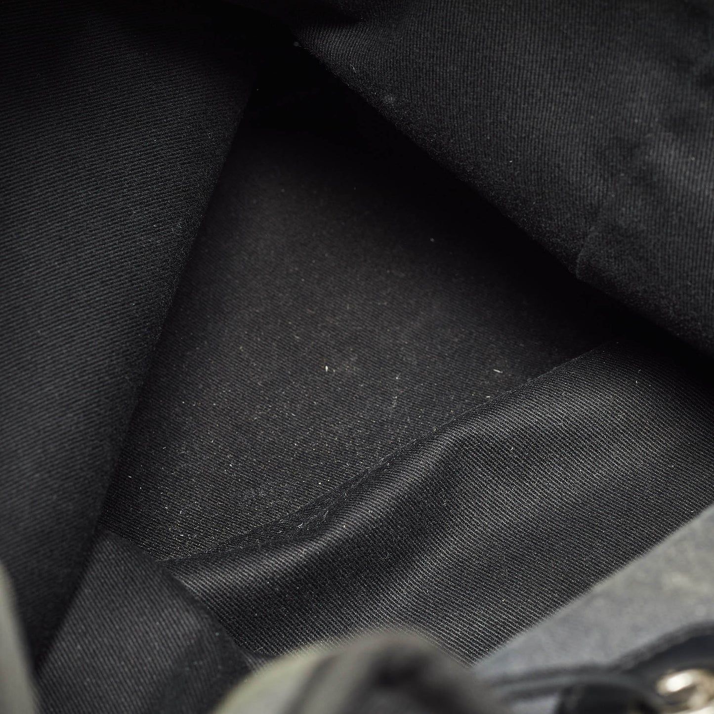 CHANEL Dark Grey Denim Sequins Deauville Backpack