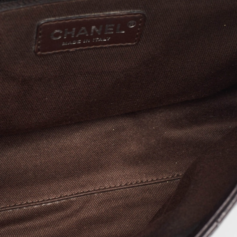 CHANEL Black Quilted Leather Mademoiselle Shoulder Bag
