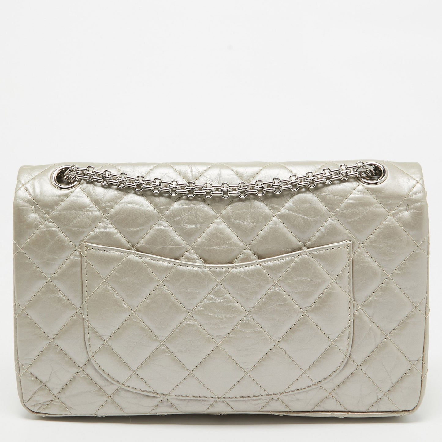 CHANEL Beige Quilted Leather 226 Classic Reissue 2.55 Flap Bag