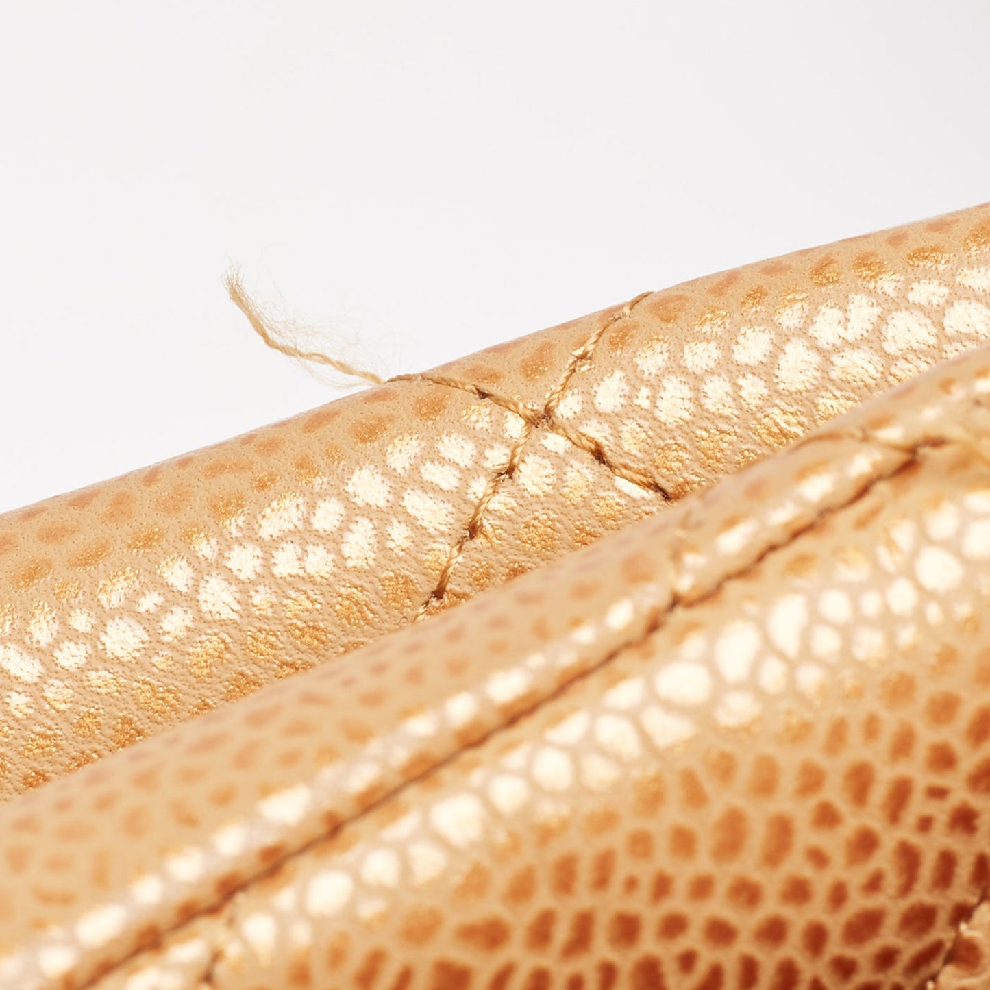 CHANEL Orange Quilted Caviar Leather Maxi Classic Double Flap Bag