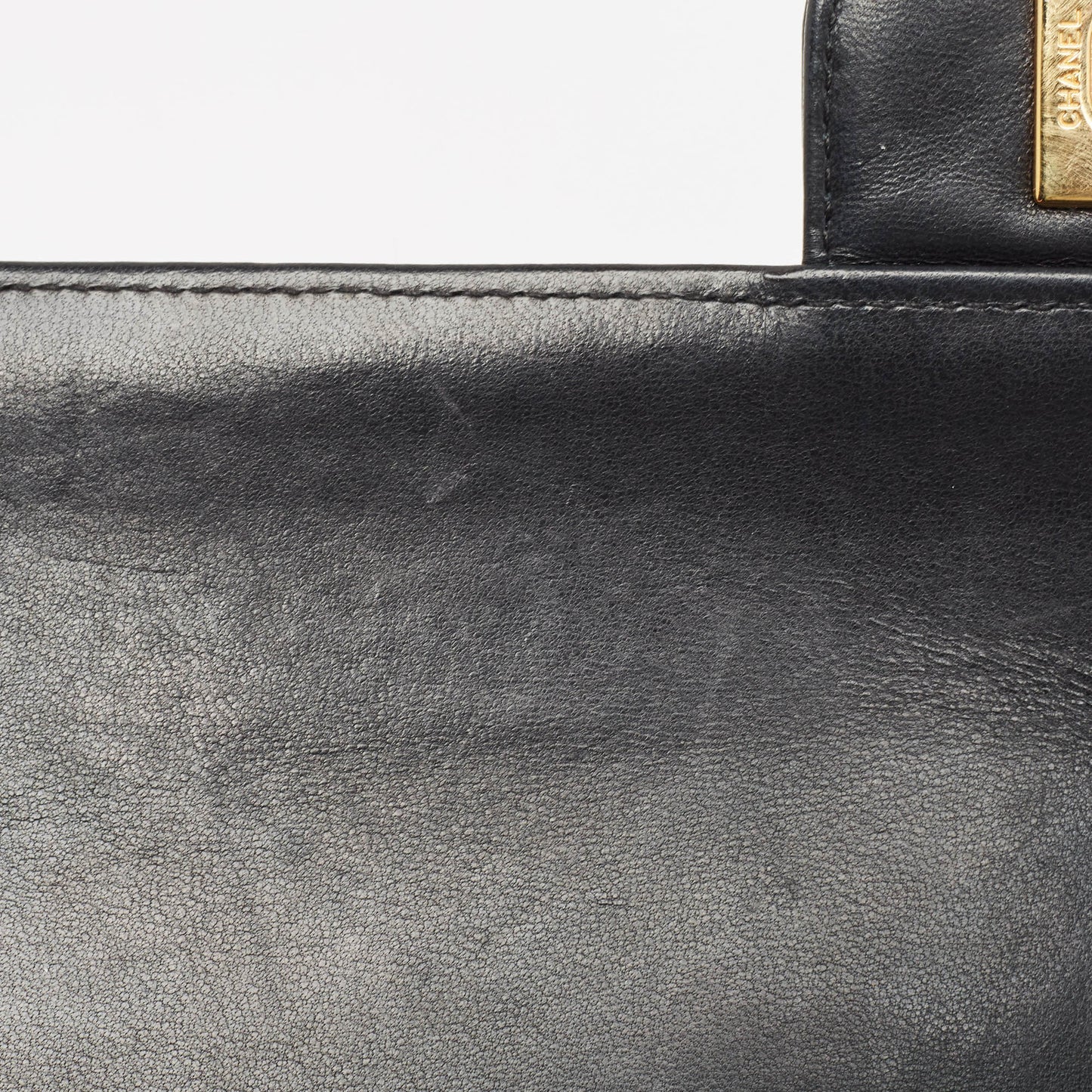 CHANEL Black Quilted Leather Medium Classic Double Flap Bag