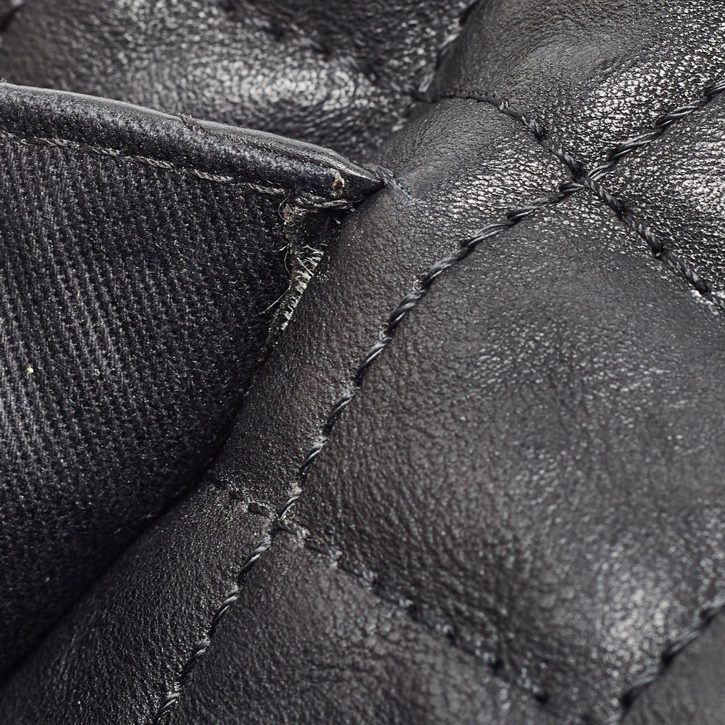 CHANEL Black Quilted Leather Easy Reissue Messenger Bag