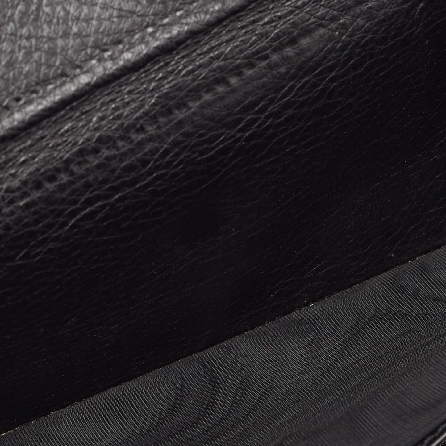 Luxury Gucci Trending 2025 Black ssima Leather Continental Wallet