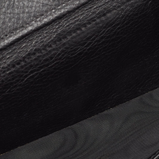 Luxury Gucci Trending 2025 Black ssima Leather Continental Wallet