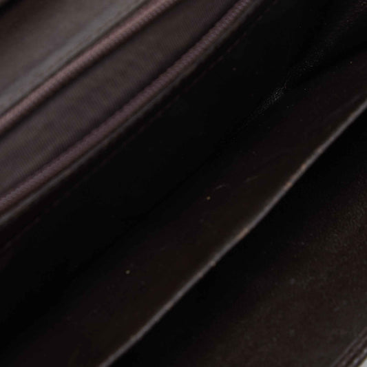Luxury Gucci Trending 2025 Brown ssima Leather GG Pierce Continental Wallet