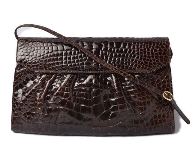 Luxury Gucci Trending 2025 Crocodile Leather Clutch Bag/Pouch