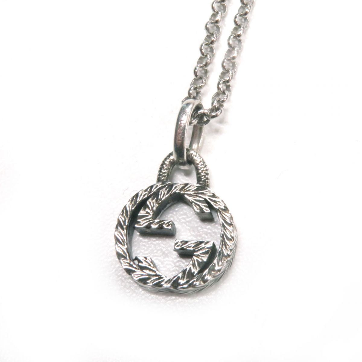 Luxury Gucci Trending 2025 Silver Interlocking G Arabesque Necklace