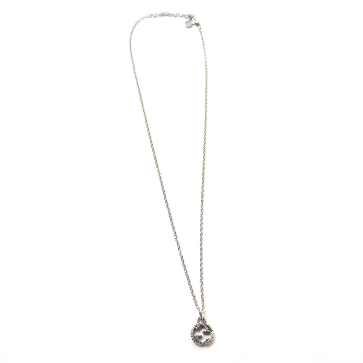 Luxury Gucci Trending 2025 Silver Interlocking G Arabesque Necklace