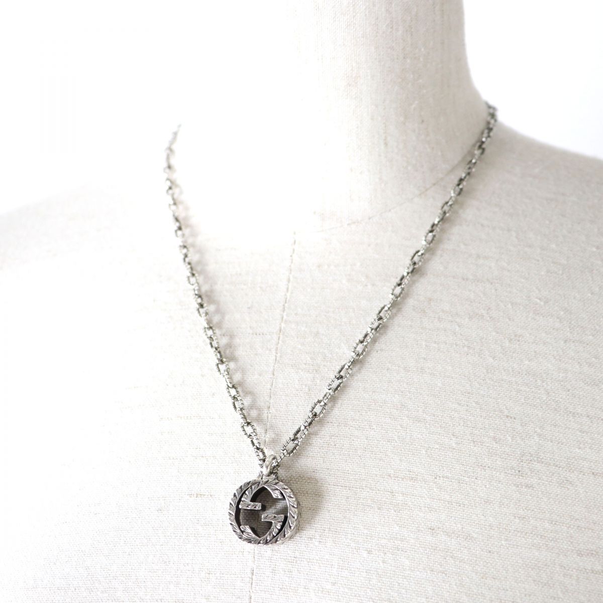 Luxury Gucci Trending 2025 Women's Interlocking G Necklace Silver